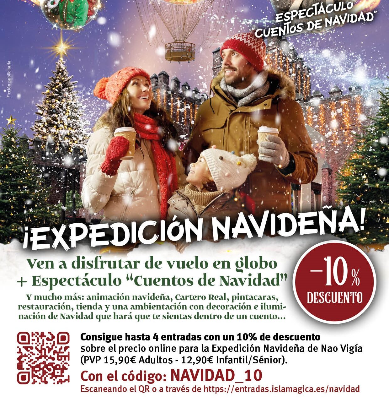 Expedición navideña, en Isla Mágica