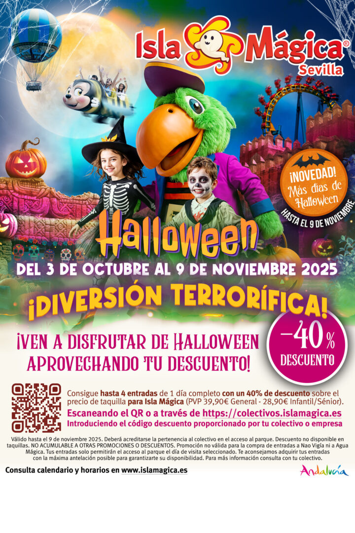 ¡Vive un Halloween único en Isla Mágica, con COYSalud!